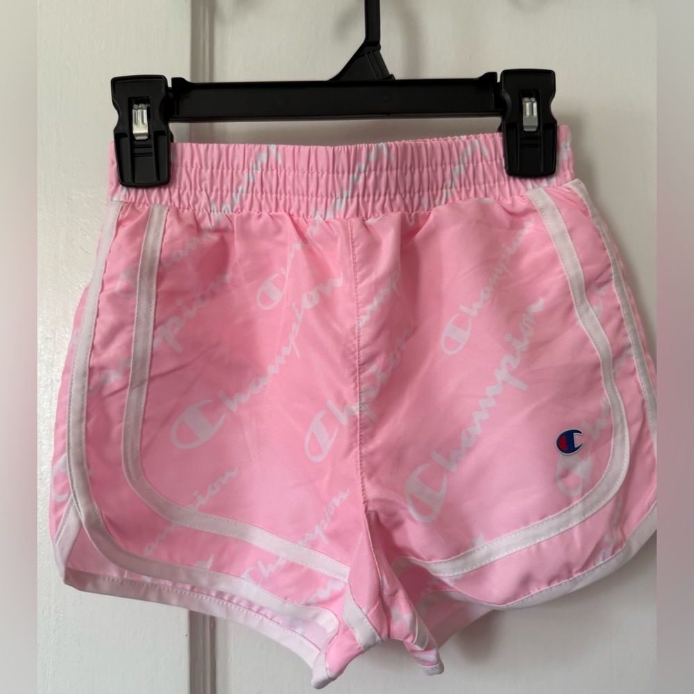 Champion Light Pink Sports Shorts
